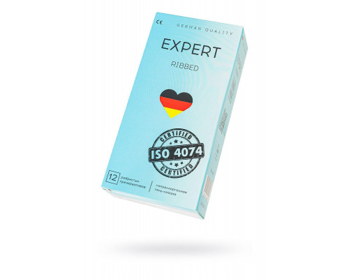 Презервативы EXPERT Ribbed Germany 12шт. (ребристые)