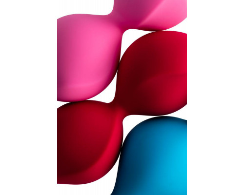 Набор вагинальных шариков Satisfyer Balls C03 Double, силикон, ассорти, Ø 3 см.