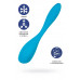 Стимулятор точки G с фиксацией формы Satisfyer G-Spot Flex 5 Connect App, голубой, 19,6 см