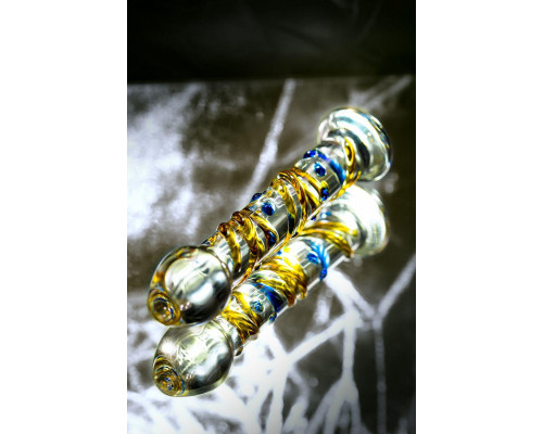 Нереалистичный фаллоимитатор Sexus Glass, стекло, прозрачный, 17,5 см