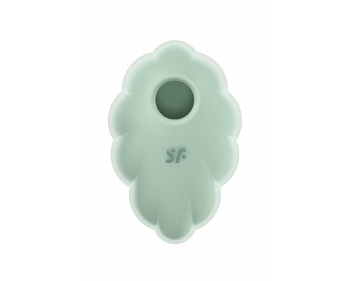 Вакуумный стимулятор клитора Satisfyer Cloud Dancer, силикон, мятный, 9 см