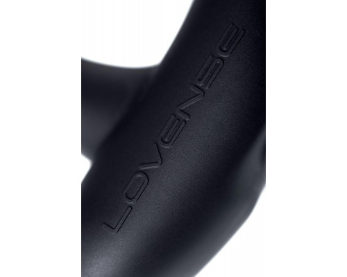 Стимулятор простаты LOVENSE Edge 2, силикон, черный, 12,4 см