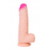 Фаллоимитатор-гигант LoveToy, реалистичный, neoskin, телесный, 27 см, Ø 6,8 см