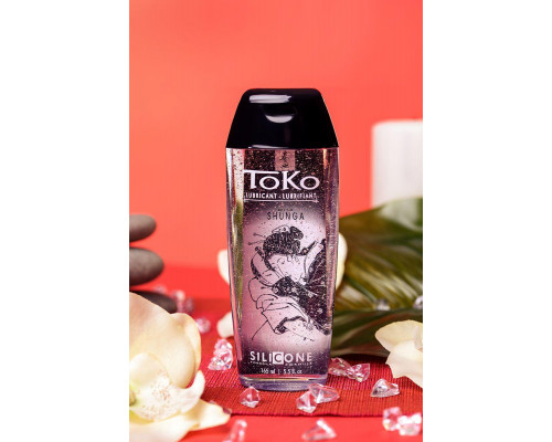 Лубрикант Shunga Toko Silicone на силиконовой основе, длительное скольжение, 165 мл