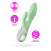 Вибратор с расширением Satisfyer Air Pump Bunny 5+ Connect App, силикон, мятный, 10 см