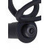 Насадка на пенис для двойного проникновения Black&Red by TOYFA, силикон, чёрный, 19 см