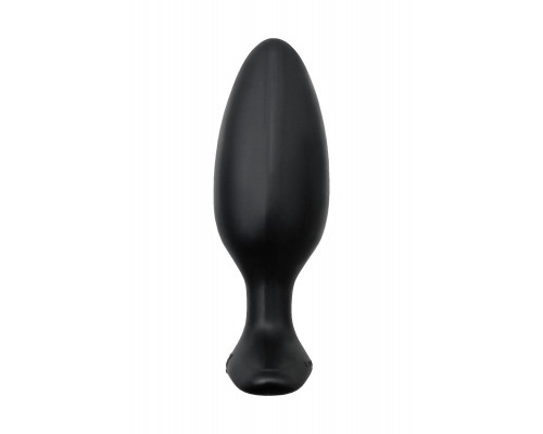 Анальная втулка LOVENSE Hush 2 (M), силикон, черная, 13,5 см, Ø 4,4 см