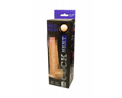 Фаллоимитатор COCK NEXT Lovetoy, TPR, телесный, 18,5 см