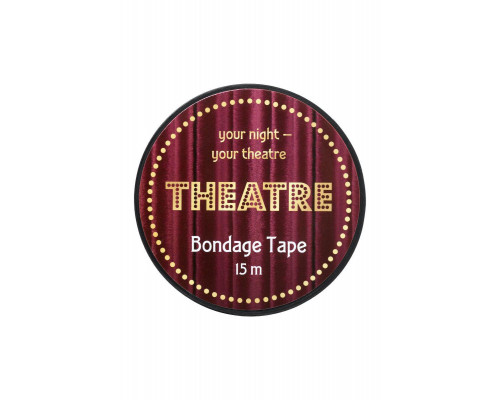 Бондажный скотч Theatre by TOYFA, черный, 15 м.