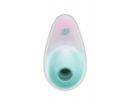 Вакуумный стимулятор клитора Satisfyer Pixie Dust, силикон, зеленый, 9,4 см