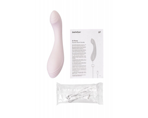 Вибратор для точки G Satisfyer G-Force, бежевый, 19 см