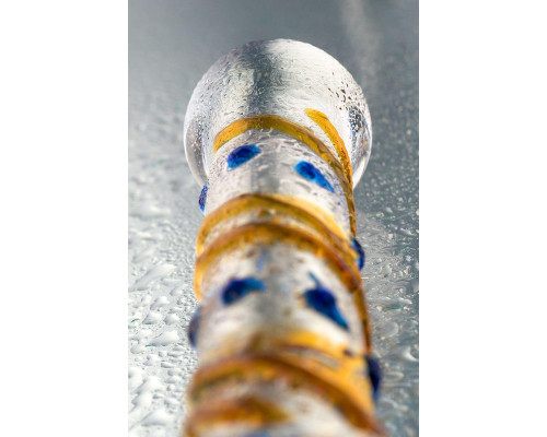 Нереалистичный фаллоимитатор Sexus Glass, стекло, прозрачный, 17,5 см