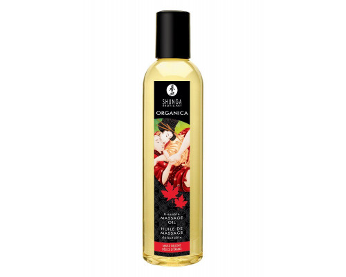 Масло массажное Shunga Organica «Кленовое наслаждение» (Maple Delight), 240 мл