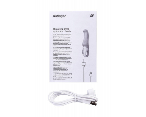 Нереалистичный вибратор Satisfyer Vibes Charming Smile, силикон, фиолетовый, 18,7 см.