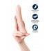 Фаллоимитатор RealStick Silicone Matt B, силикон, телесный, 21,5 см