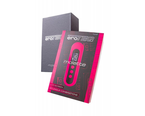 Вакуум-волновой стимулятор eroTEQ by TOYFA Molette, силикон, розовый, 13 см