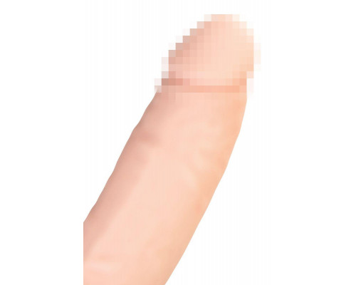 Фаллоимитатор RealStick Silicone Matt B, силикон, телесный, 21,5 см
