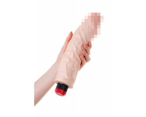 Вибратор-гигант LoveToy, реалистичный, ПВХ, телесный, 31 см, Ø 6 см