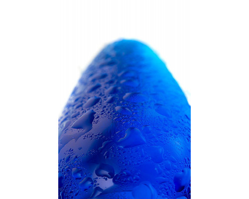 Анальная втулка Sexus Glass, стекло, синяя, 14 см, Ø 3,5 см