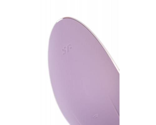 Вакуум-волновой стимулятор клитора с вибрацией Satisfyer Vulva Lover 1, силикон, сиреневый, 11,9 см