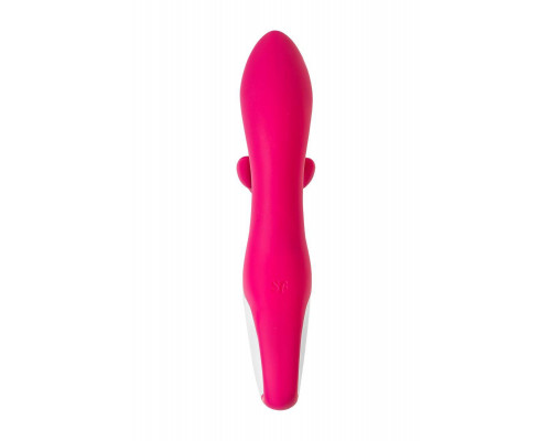 Нереалистичный вибратор Satisfyer Embrace me, силикон, малиновый, 22,5 см