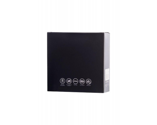 Стимулятор простаты Levett Ancus, силикон, черный, 11 см