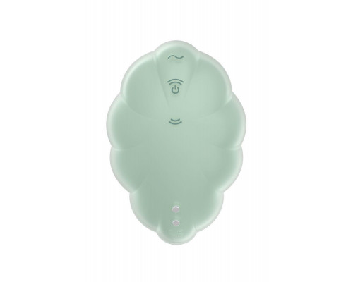 Вакуумный стимулятор клитора Satisfyer Cloud Dancer, силикон, мятный, 9 см
