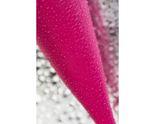 Точечный вибратор с вакуумной стимуляцией Satisfyer Twirling Pro Connect App, силикон, красный, 20см