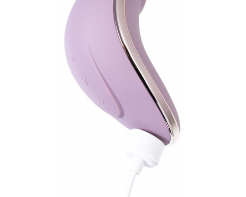 Вакуум-волновой стимулятор клитора с вибрацией Satisfyer Vulva Lover 1, силикон, сиреневый, 11,9 см
