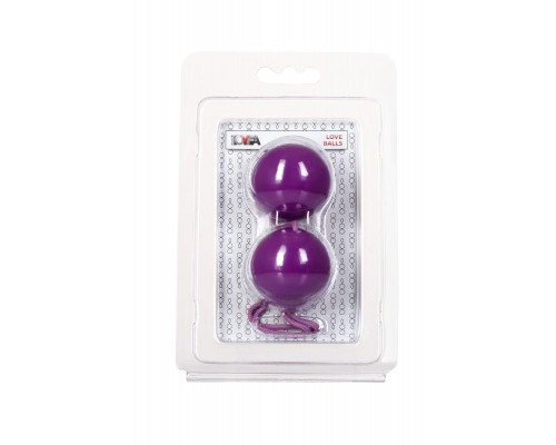 Вагинальные шарики TOYFA Basic, ABS пластик, фиолетовый, 20,5 см Ø 3,5 см