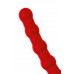 Насадка на пенис для двойного проникновения Black&Red by TOYFA, силикон, красный, 19,5 см