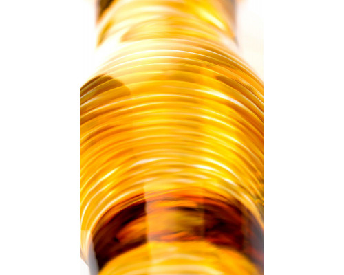 Двусторонний фаллоимитатор Sexus Glass, стекло, прозрачный, 18 см