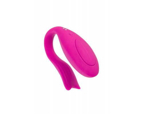 Вибратор для пар A-Toys by TOYFA Dolphy, силикон, розовый, 9,6 см