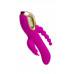 Тройной вибратор A-Toys by TOYFA TRINNY, силикон, фиолетовый, 21,5 см