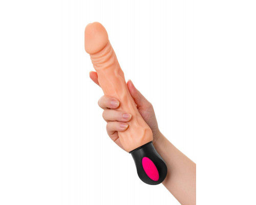 Реалистичный вибратор с подогревом A-Toys by TOYFA Cocksman, TPE, телесный, 26,5 см