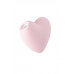 Вакуумно-волновой стимулятор клитора с вибрацией Satisfyer Cutie Heart, силикон, розовый, 7,6 см