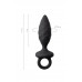 Анальная пробка Erotist Strob S - size, силикон, черная, 11,7 см