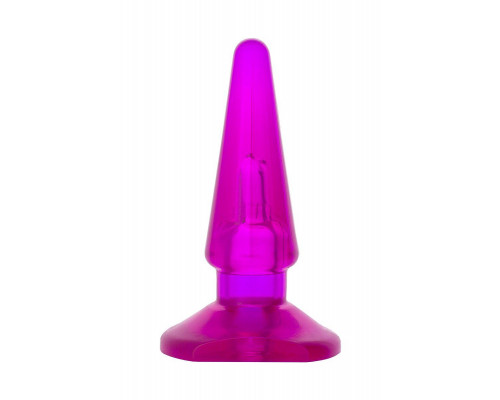 Анальная втулка TOYFA Basic, PVC, фиолетовый, 9,5 см