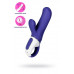 Нереалистичный вибратор Satisfyer Vibes Magic Bunny, силикон, фиолетовый, 17,7 см.