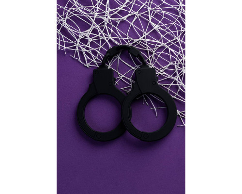 Силиконовые наручники A-Toys by TOYFA Celet, силикон, черные, 33 см