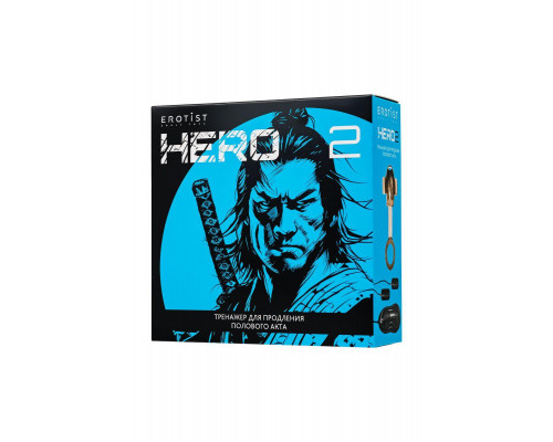 Многофункциональный тренажер для мужчин Erotist Hero 2, ТРЕ, черный, 13,8 см