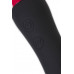 Двусторонний вибромассажер Black&Red by TOYFA, силикон, черный, 21 см