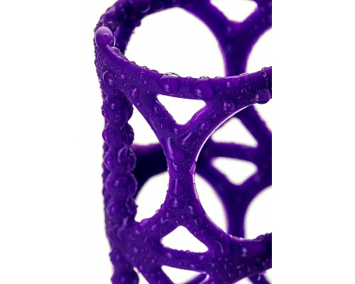Насадка на пенис A-Toys by TOYFA Myri, силикон, фиолетовый, 7,5 см