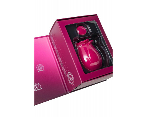 Вакуум-волновой стимулятор клитора Satisfyer Pro 2 Classic Blossom, силикон, бордовый, 6,6 см