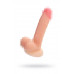 Фаллоимитатор RealStick Silicone Chris H, телесный, 17,5 см