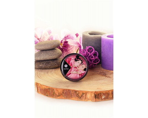 Массажное аромамасло в виде свечи Shunga «Афродизия. Лепестки роз» (Aphrodisia. Rose Petals), 30 м