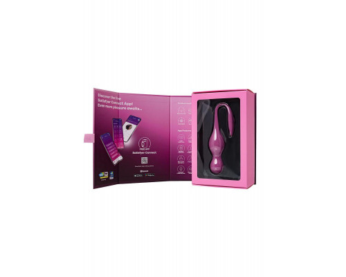 Вагинальные шарики с вибрацией Satisfyer Love Birds 1 Connect App, розовый, 22,2 см