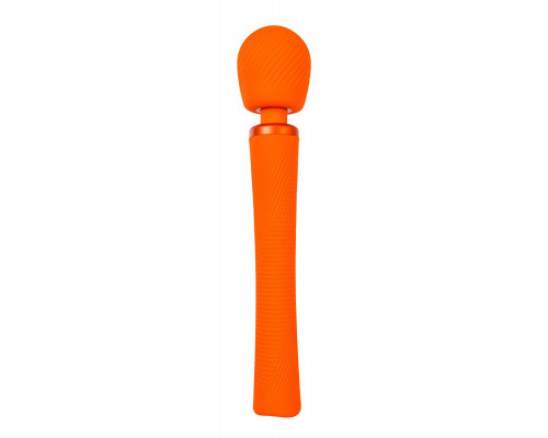 Вибромассажер Fun Factory VIM VIBRATING WAND, силикон, оранжевый, 31,3 см