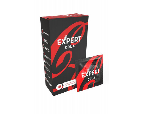 Презервативы EXPERT Cola, аромат Колы, 15 шт