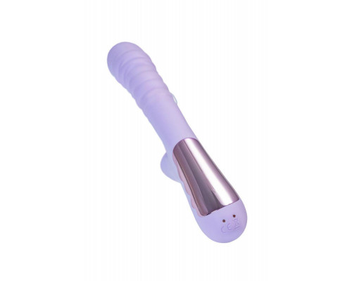 Вибратор с функцией Up&Down JOS SPINNY, силикон, фиолетовый, 23 см